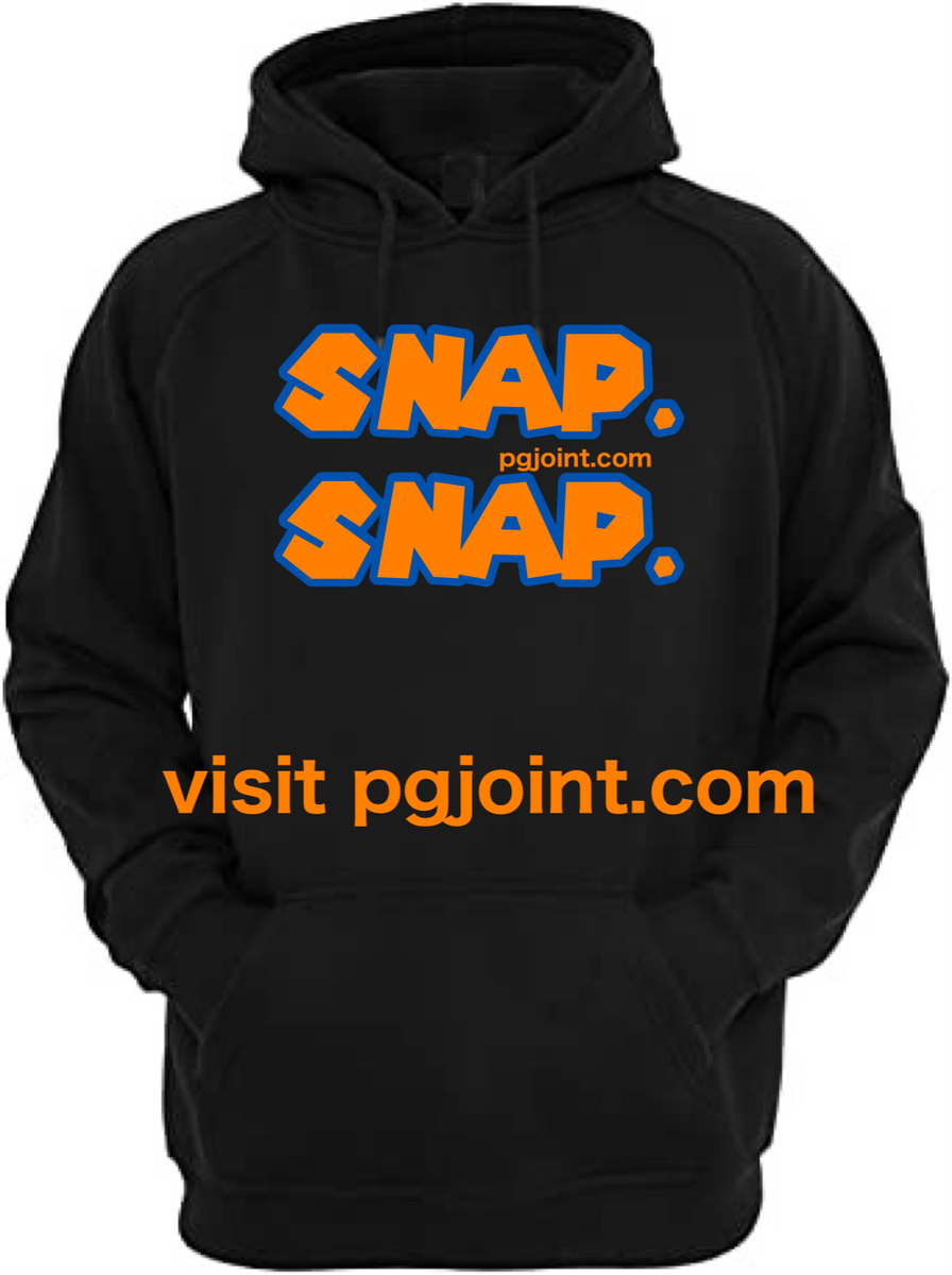 SNAP SNAP embroidered hoodie