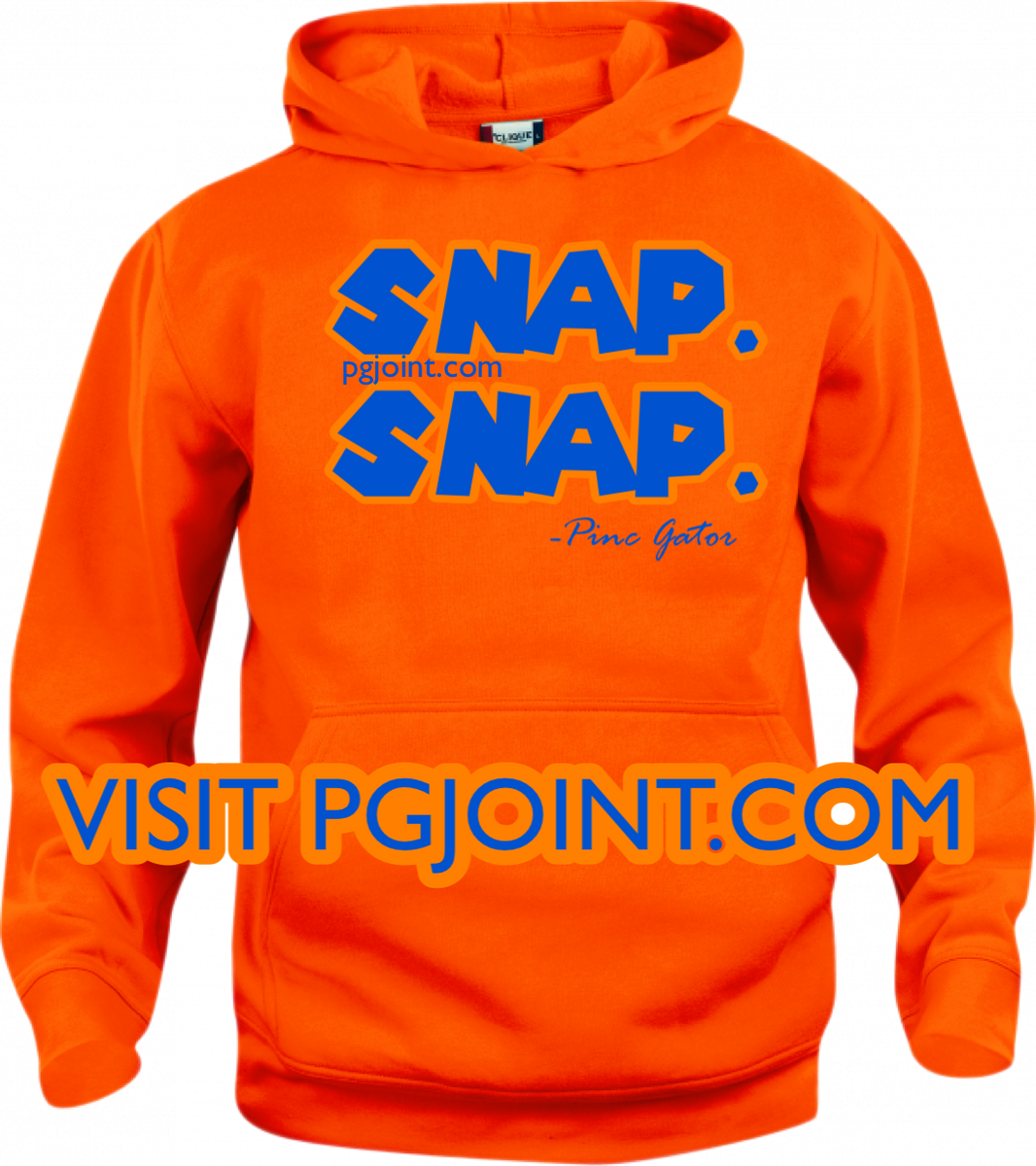 SNAP SNAP embroidered hoodie