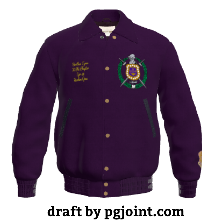 Classic Wool Omega Psi Phi jacket