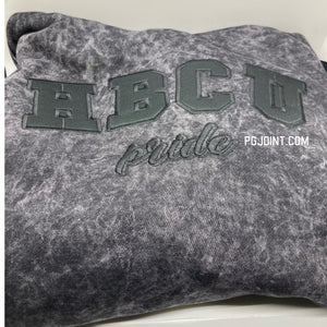 Vintage HBCU pride embroidered hoodie