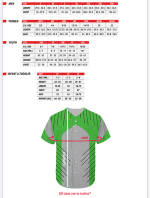 Embroidered old English baseball jersey