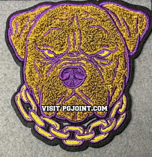 Chenille PGG dog patch 4X4