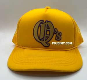 Q’s embroidered hat