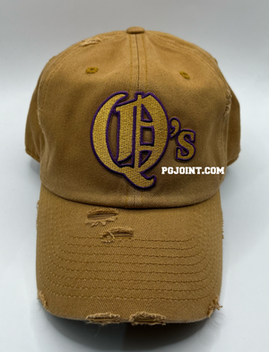 Q’s embroidered hat