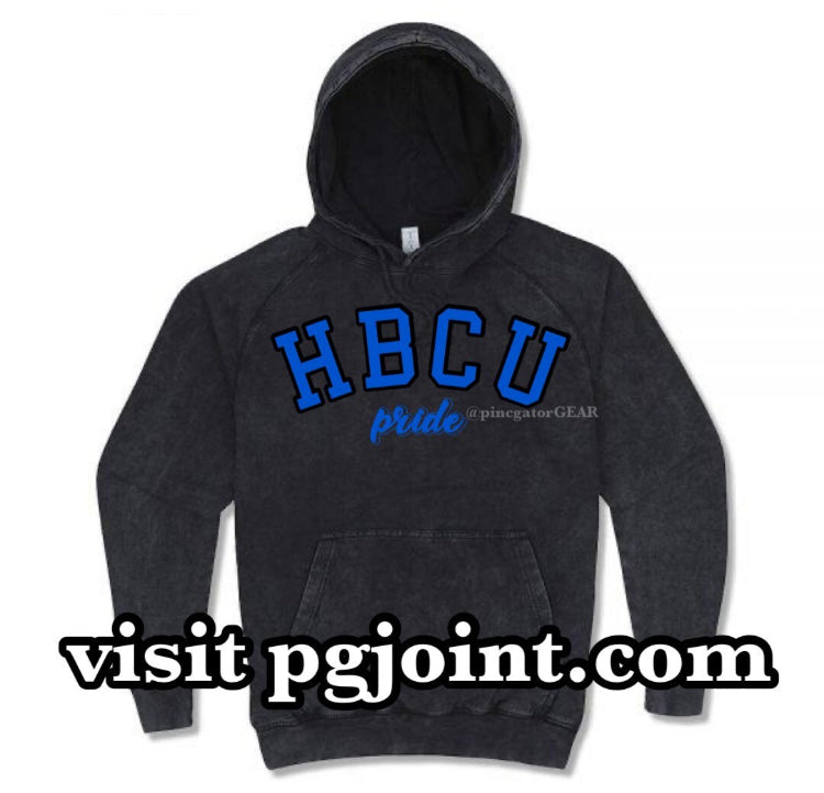 Vintage HBCU pride embroidered hoodie