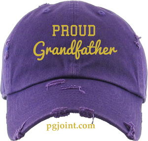 Proud Father or Grandfather embroidered hat