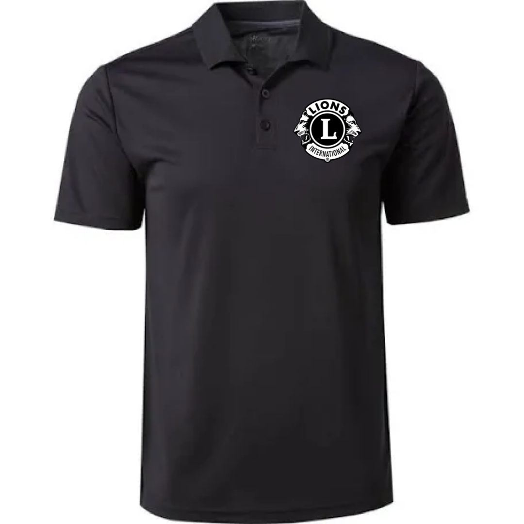 Lions Club International embroidered polo