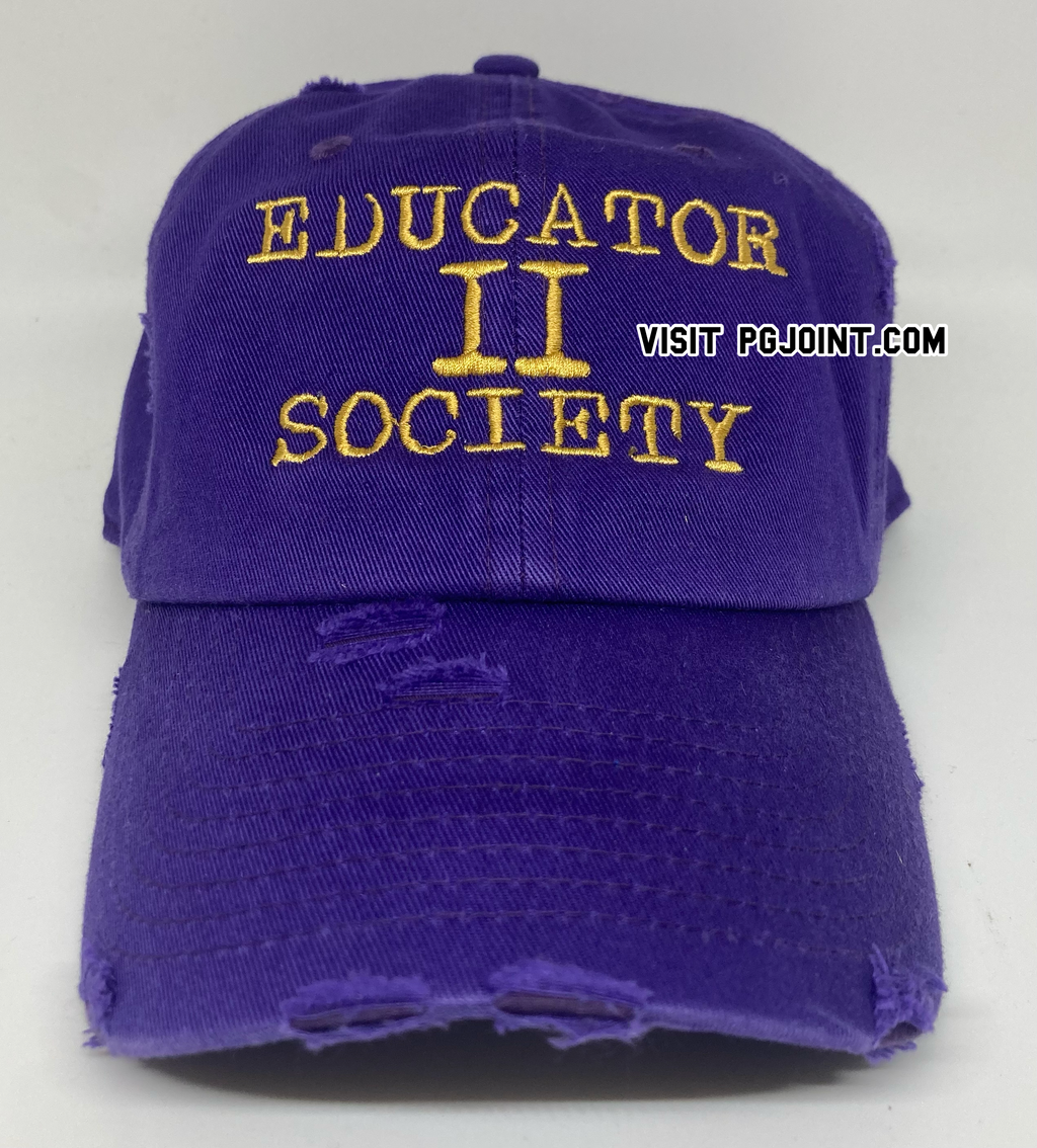 Educator to society embroidered hat