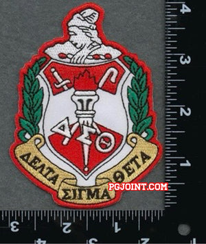 Chenille Delta Sigma Theta Shield patch