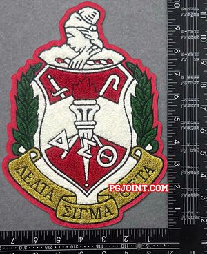 Chenille Delta Sigma Theta Shield patch
