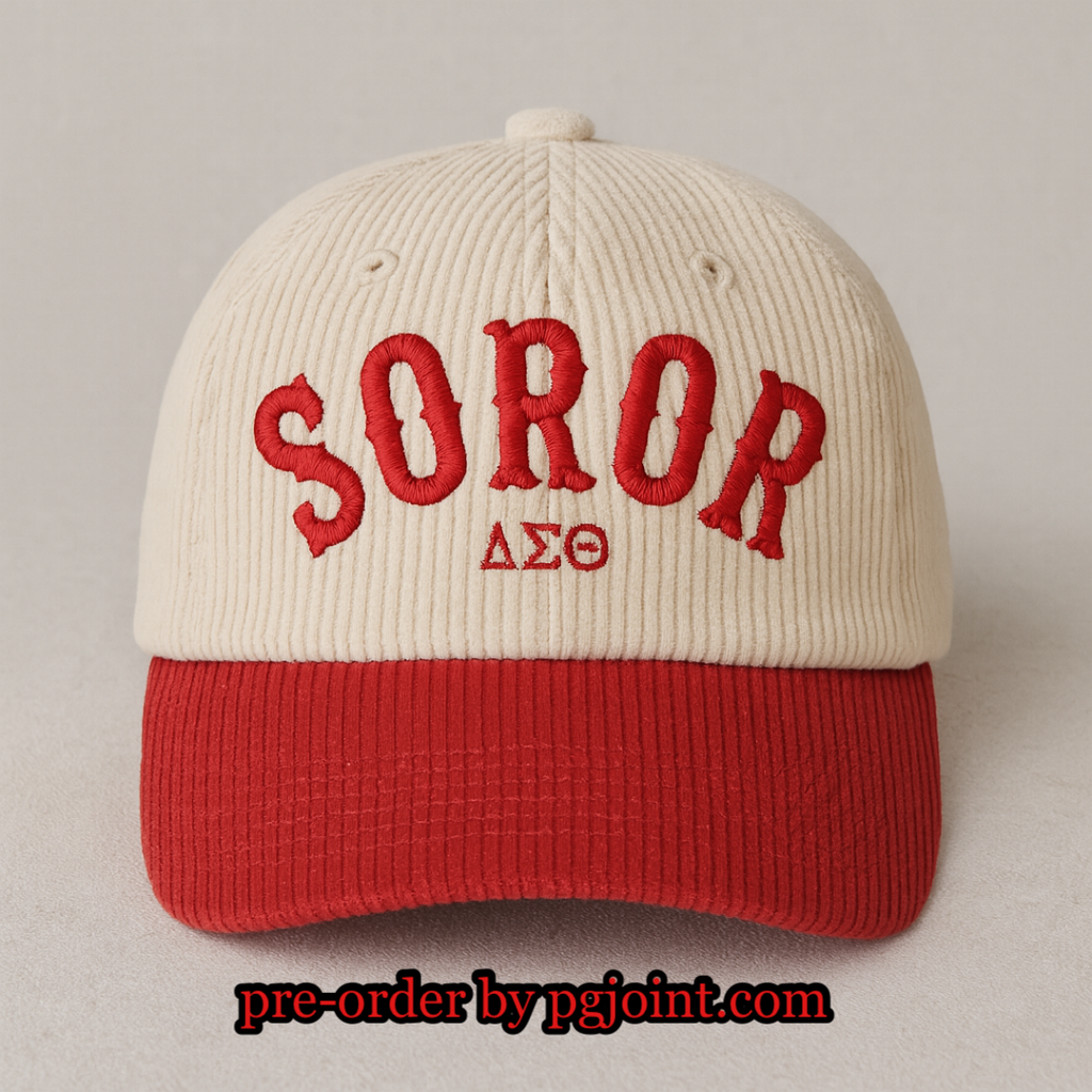 Pre-Order Delta Sigma Theta Corduroy cap