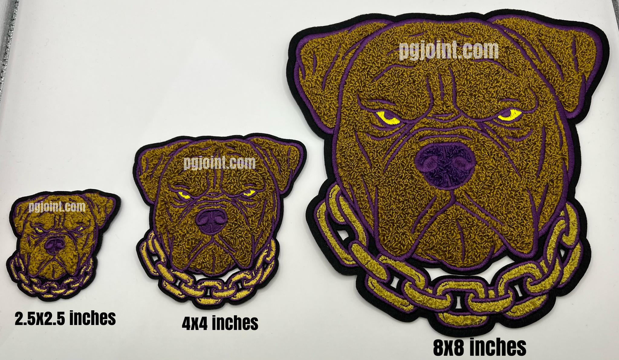 PGG Signature Chenille Dog patch package