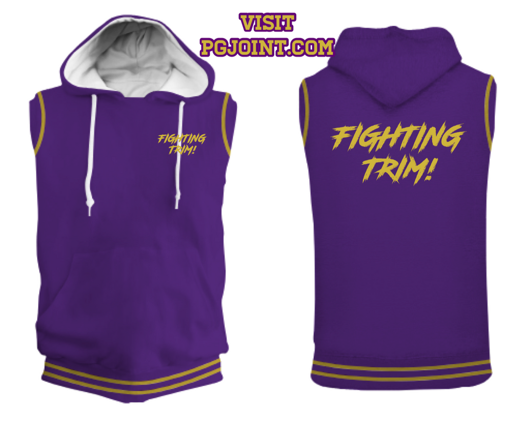 Fighting Trim sleeveless hoodie