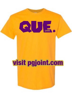 QUE T-shirt Omega Psi Phi