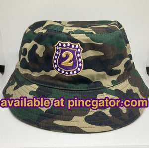 Embroidered Line Bucket hat Omega Psi Phi