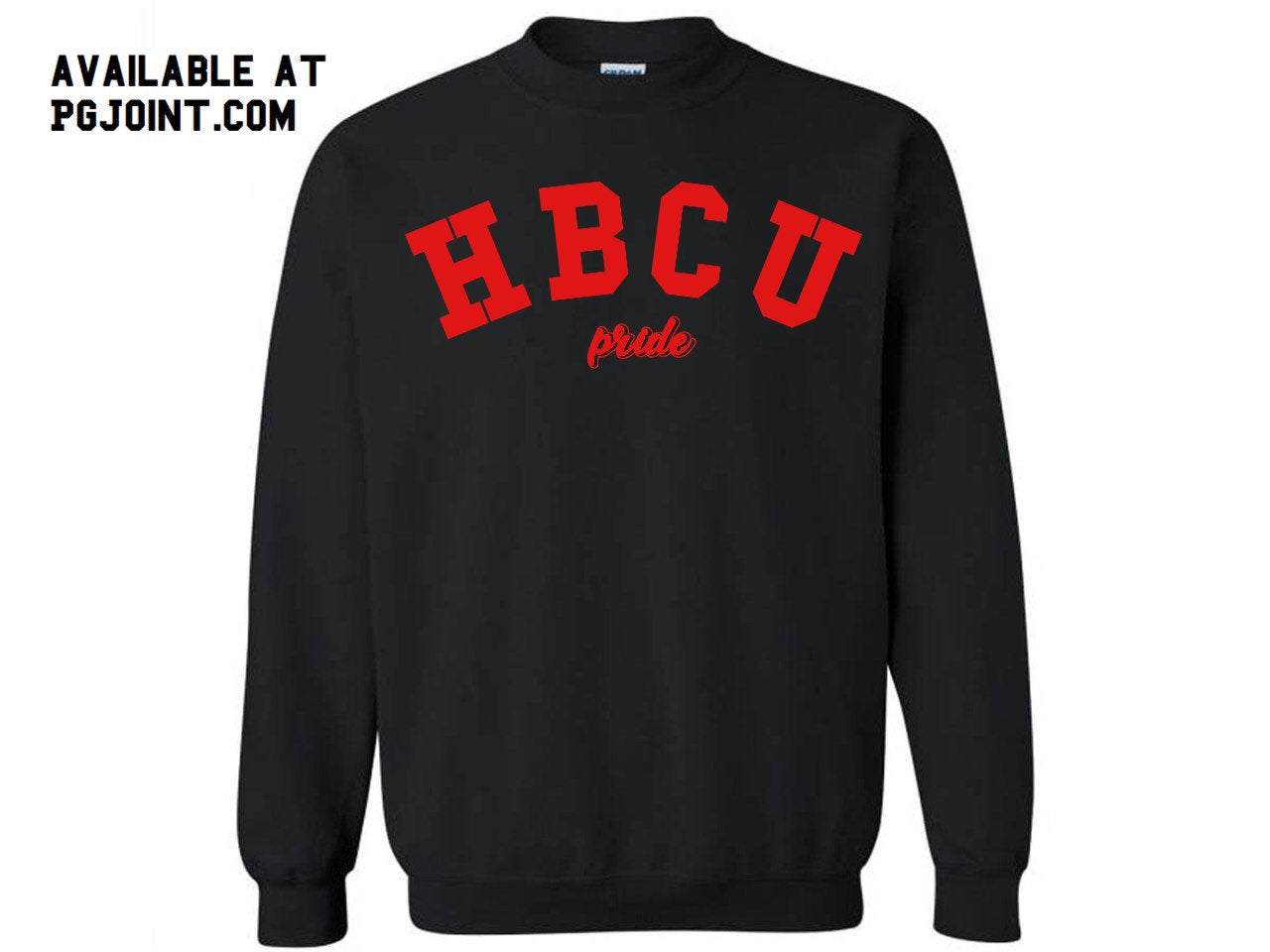 HBCU pride embroidered sweatshirt