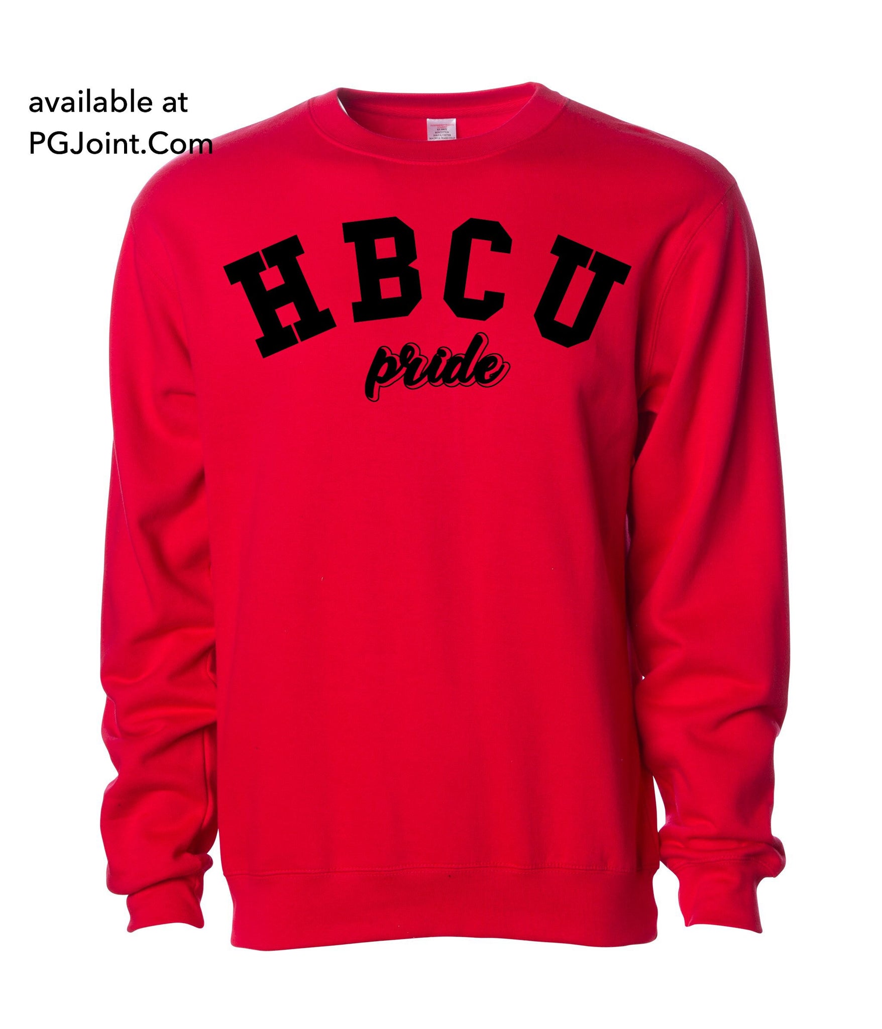 HBCU pride embroidered sweatshirt