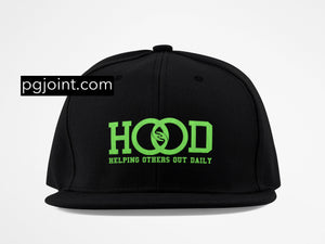 Embroidered HOOD Custom SnapBack