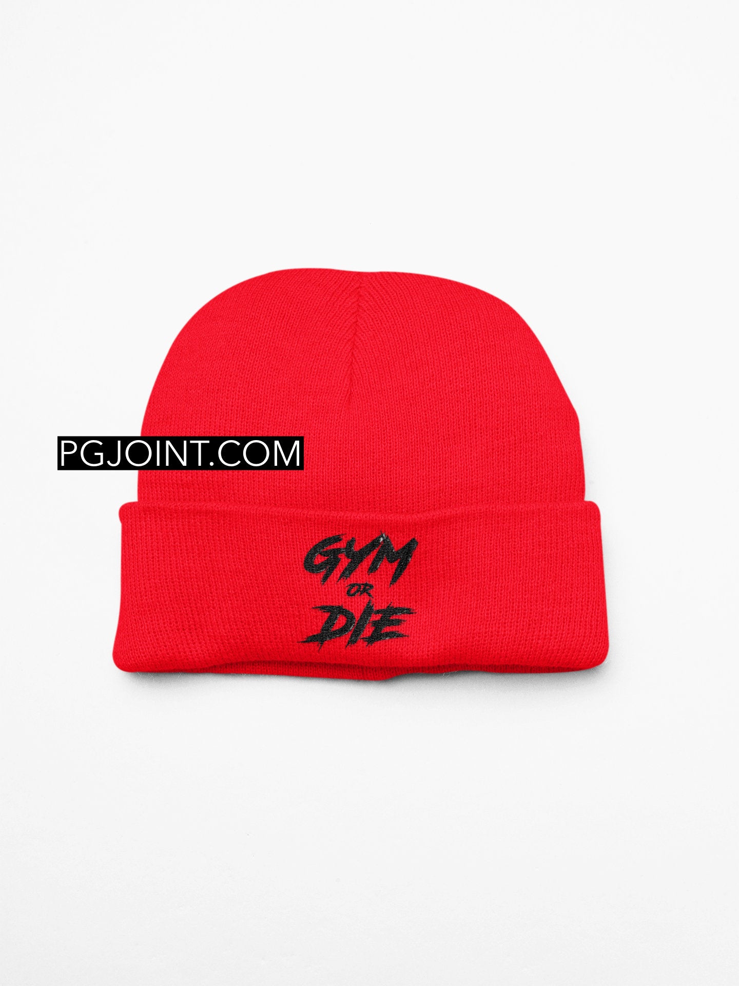 Gym or Die embroidered beanie