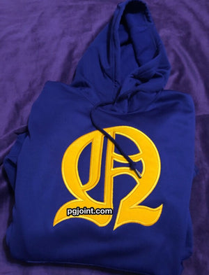 Embroidered Old English Omega Hoodie