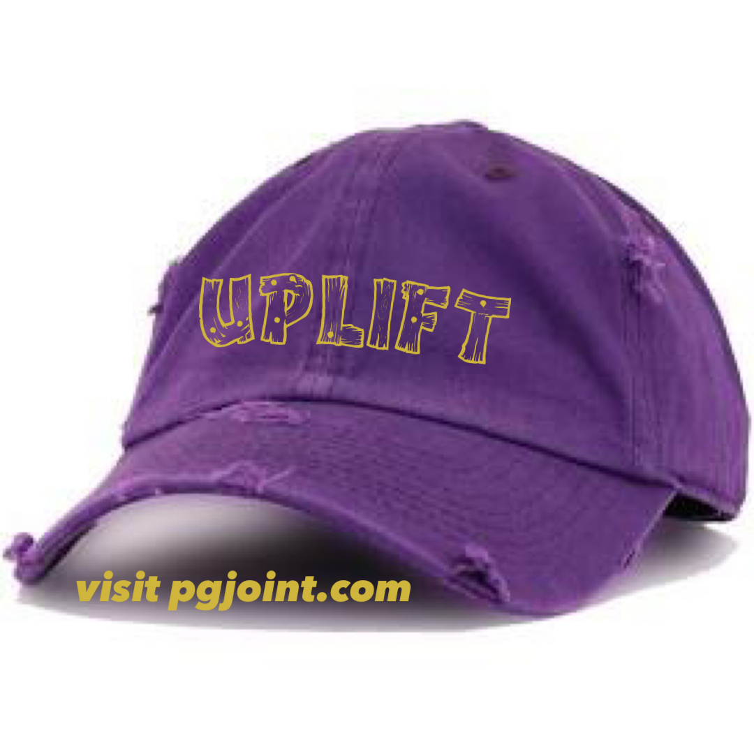 Uplift embroidered hat