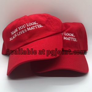 Made You Look Black Lives Matter dad hat