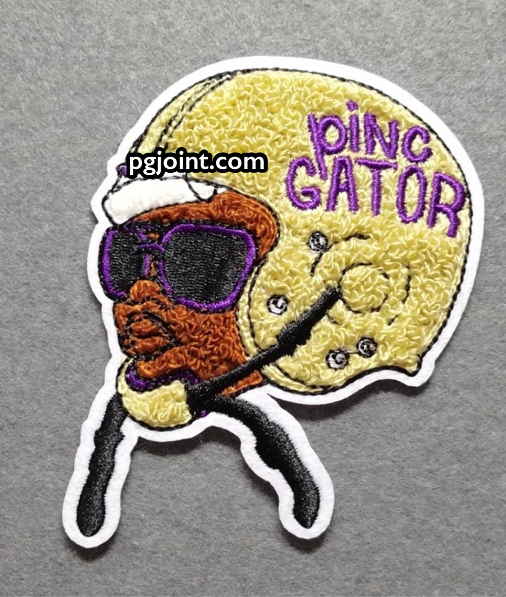 Pinc Gator 4x4 chenille patch