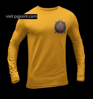 Dri Fit long sleeve Omega Psi Phi shield shirt