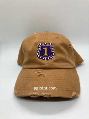 Omega Psi Phi Embroidered line hat crest