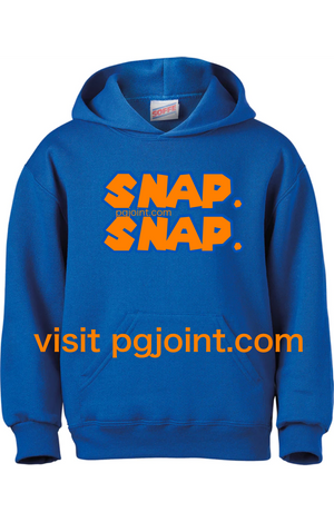 SNAP SNAP embroidered hoodie