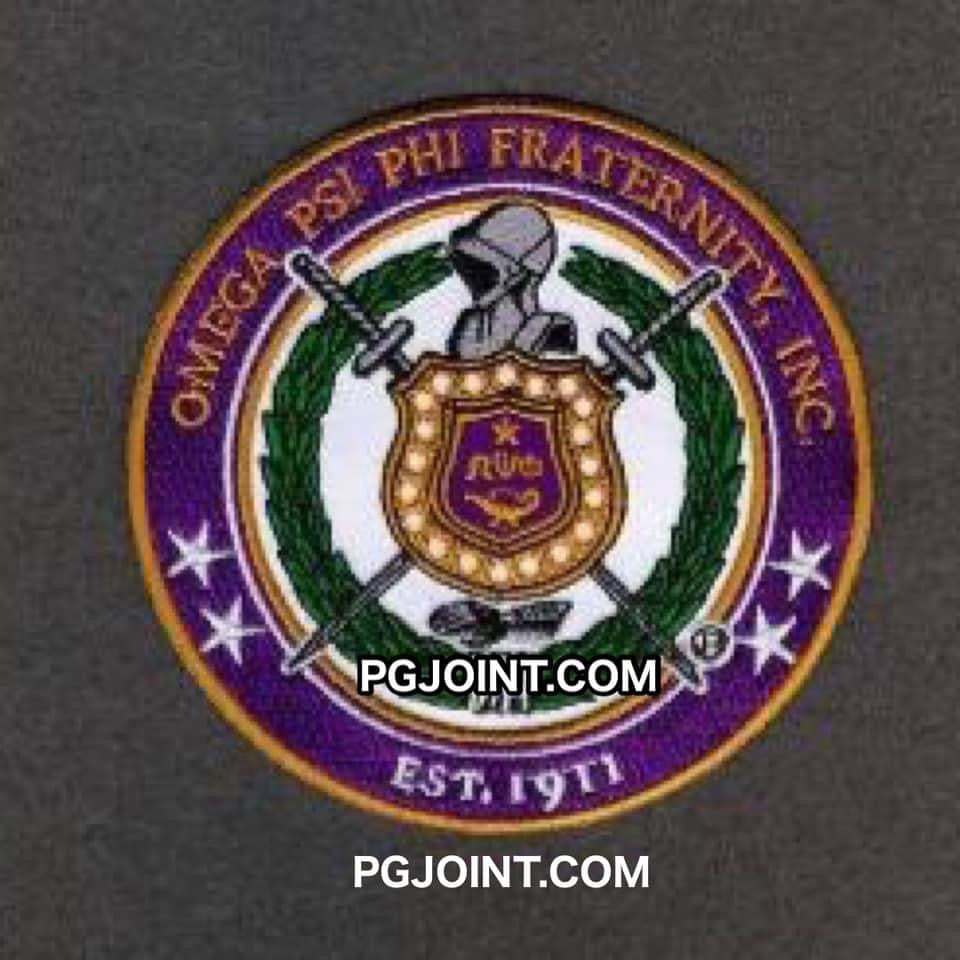 Classic Omega Psi Phi 4x4 shield