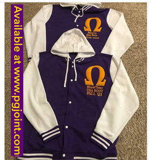 Omega Psi Phi letterman jacket