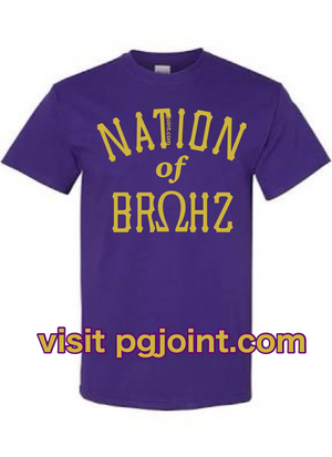 Nation of Bruhz T-shirt Omega Psi Phi ΩΨΦ