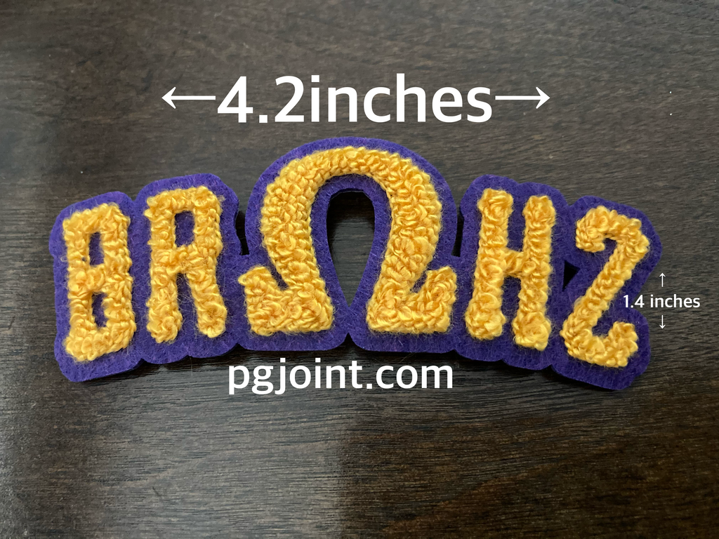 BRUHZ small chenille patch