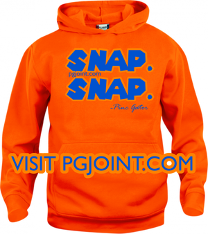 SNAP SNAP embroidered hoodie