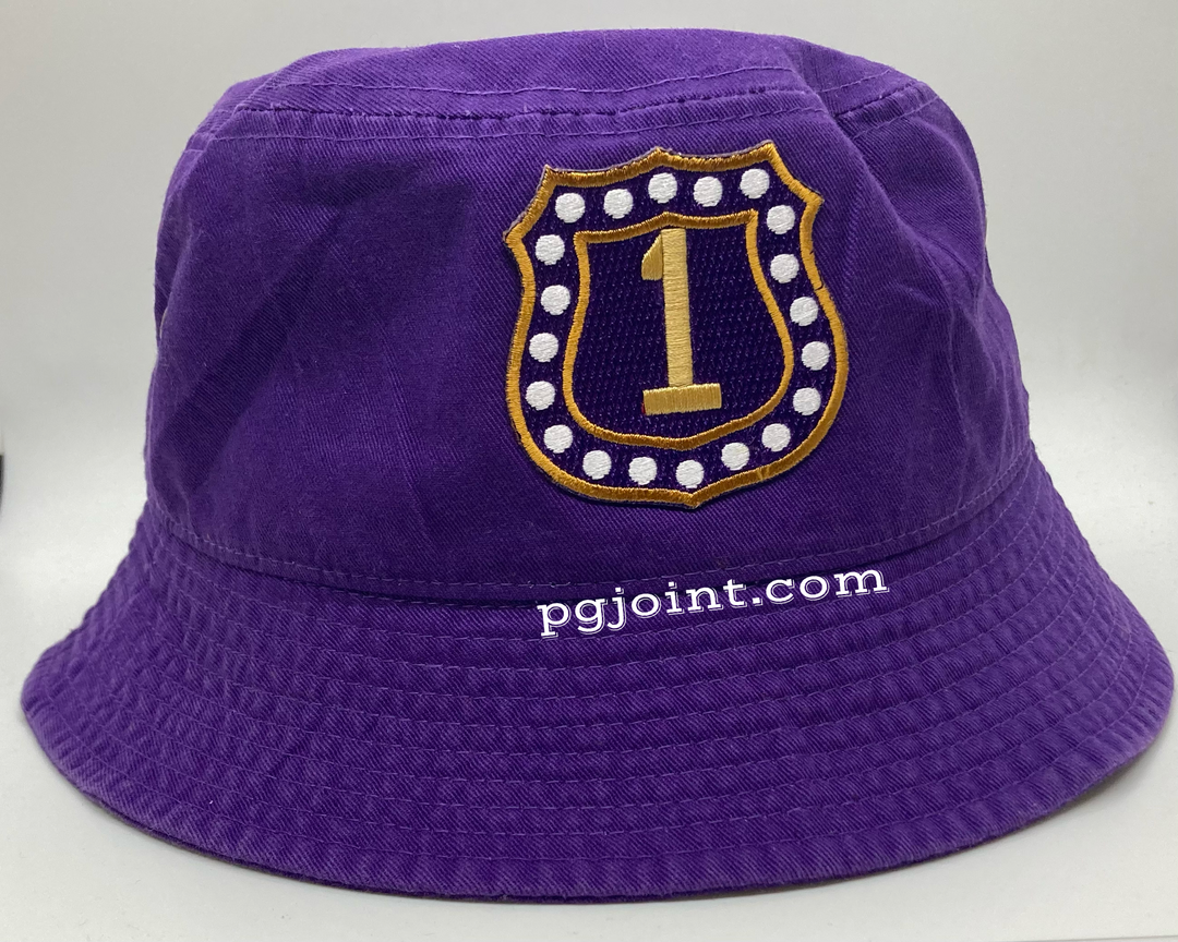 Embroidered Line Bucket hat Omega Psi Phi – pgjoint