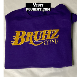 Embroidered BRUHZ hoodie or sweatshirt