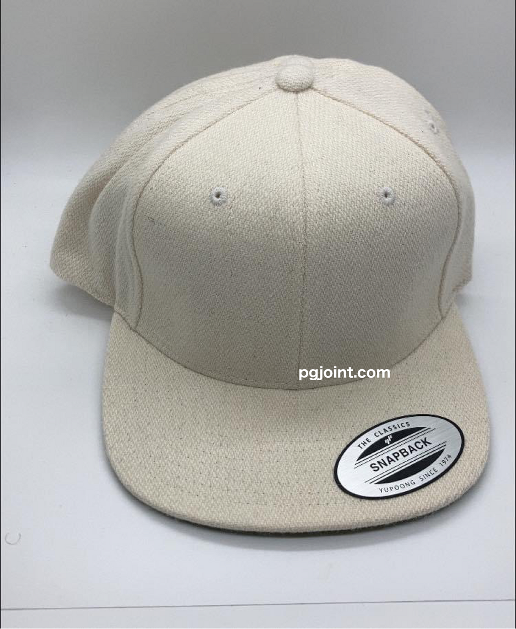 Blank Cream  Wool SnapBack hats