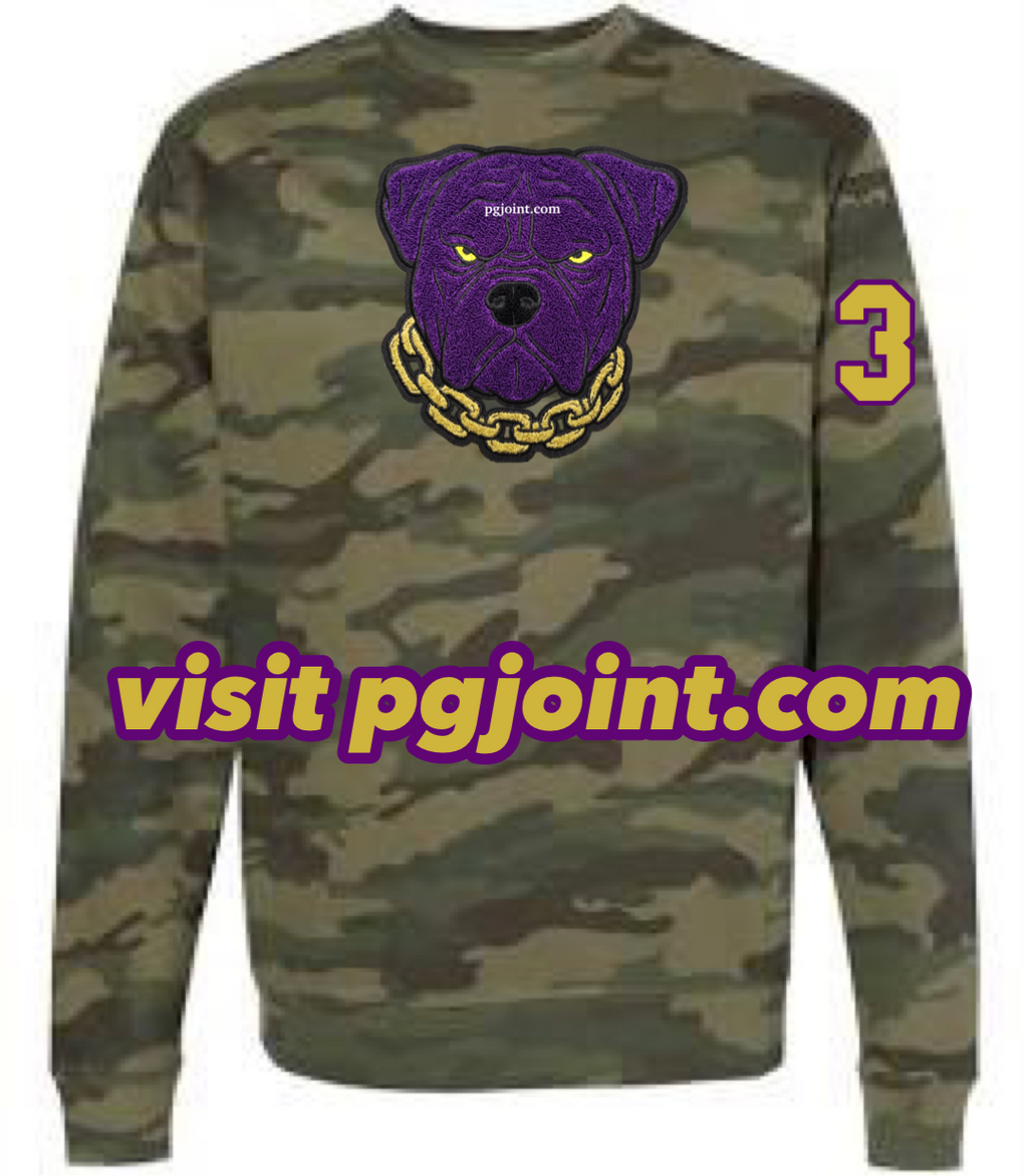 Camo PGG Dog sweatshirt