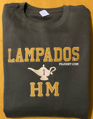 Embroidered Lampados Sweatshirt or Hoodie