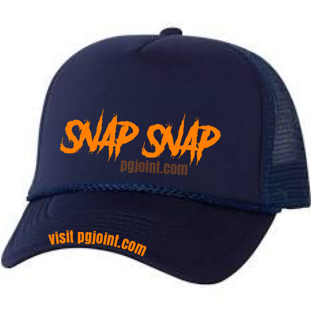 Embroidered 3D Snap Snap trucker hat